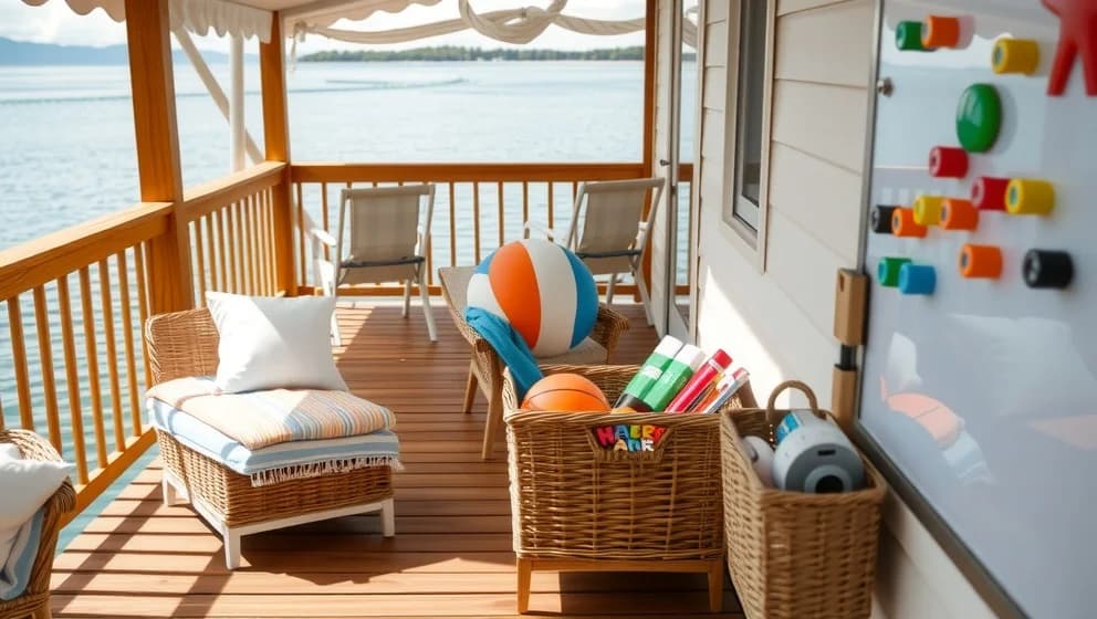 Rollistan i sommaren med släkten