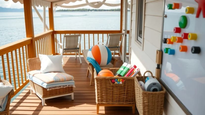 Rollistan i sommaren med släkten